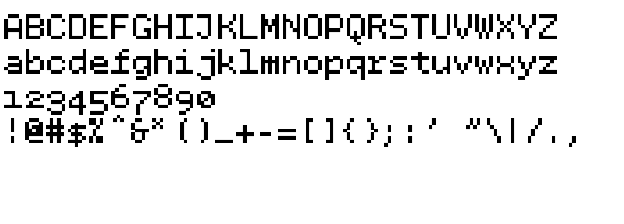 Попередній перегляд шрифта BPdotsSquares Bold