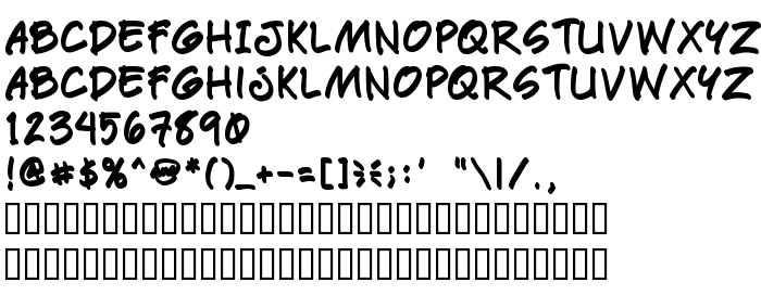 Попередній перегляд шрифта Paete Round Bold