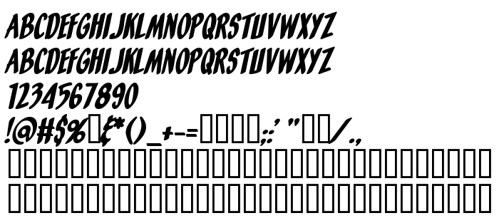 Попередній перегляд шрифта Orange Fizz Italic