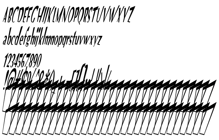 Попередній перегляд шрифта VTC Optika Regular Italic