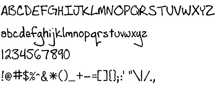 Попередній перегляд шрифта AndrewScript