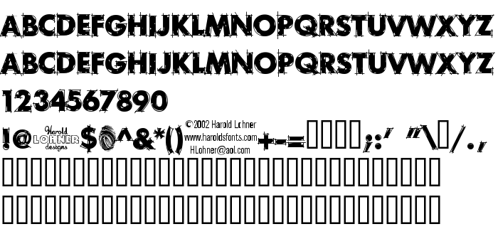 Попередній перегляд шрифта Rough Draft