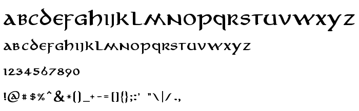 Попередній перегляд шрифта Aniron Bold