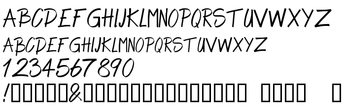 Попередній перегляд шрифта Alpha Thin