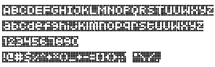 Попередній перегляд шрифта Squarodynamic 10