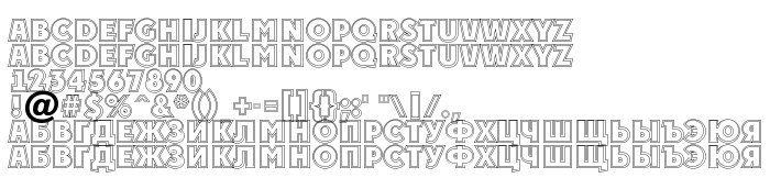 Попередній перегляд шрифта a_PlakatTitul2Otl ExtraBold