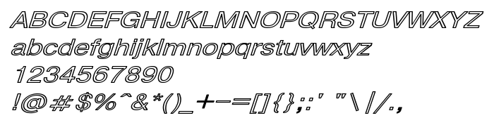 Попередній перегляд шрифта Pragmatica HW Bold Italic