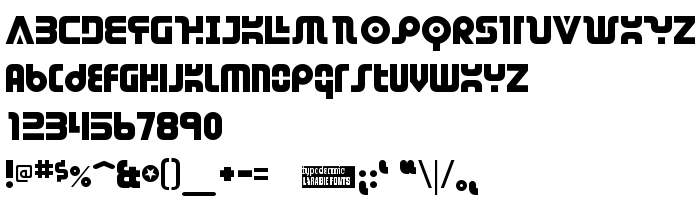 Попередній перегляд шрифта Dendritic Voltage