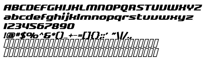 Попередній перегляд шрифта SF Quartzite Bold Oblique