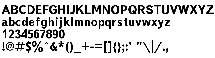 Попередній перегляд шрифта TextBookC Bold