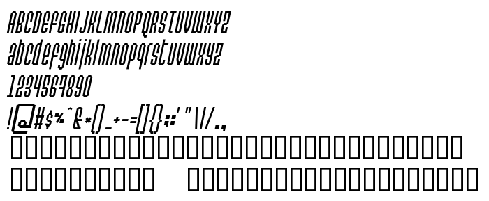 Попередній перегляд шрифта Permanent daylight Italic