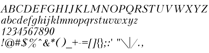 Попередній перегляд шрифта UkrainianPeterburg Italic