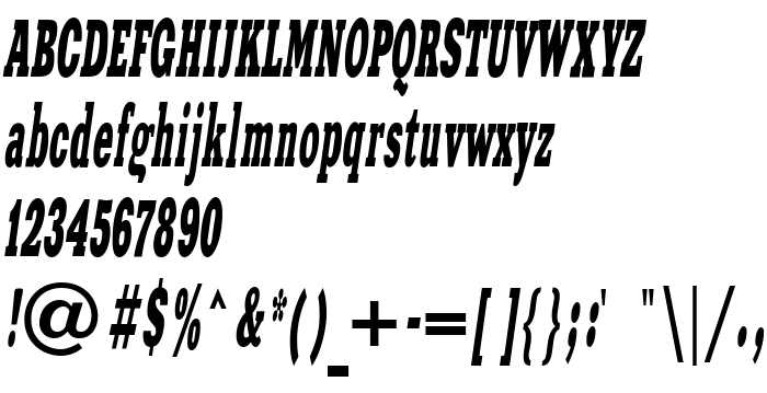 Попередній перегляд шрифта XeniaWesternC Italic