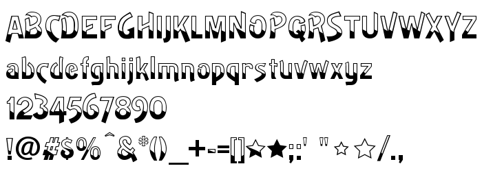 Попередній перегляд шрифта Theater Afisha